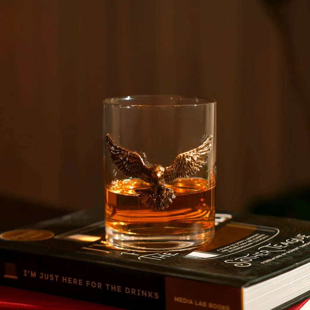 Gold Eagle Whiskey Glasses