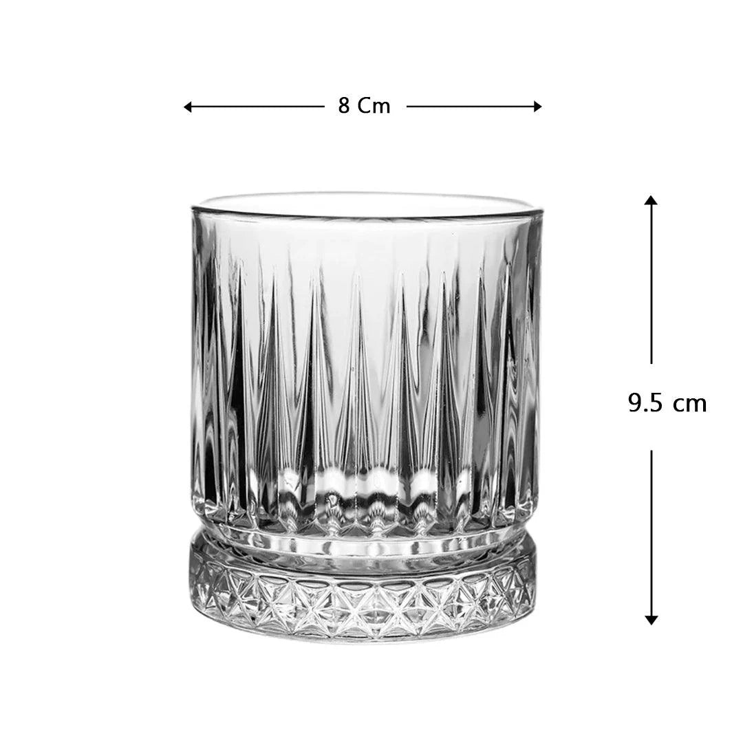 FLOW GEO Crystal Whiskey Glass – Set of 6