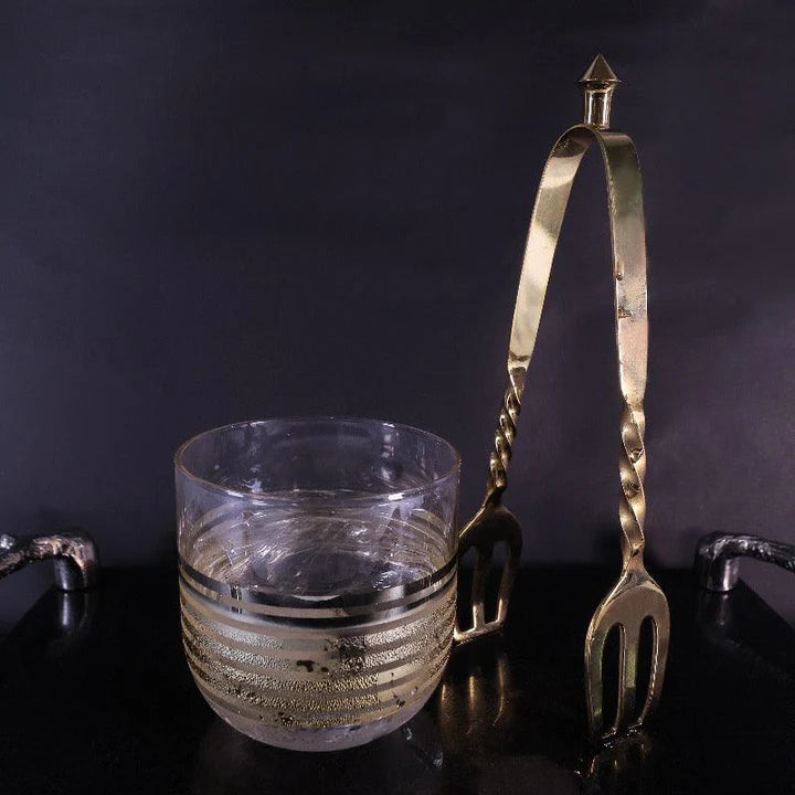 ❄️ Premium Steel Ice Tong