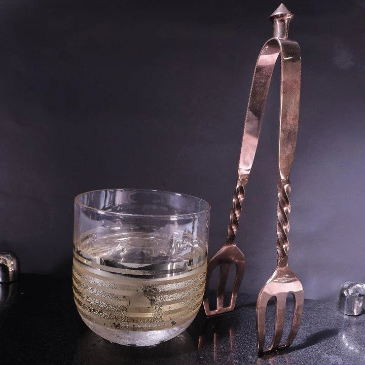 ❄️ Premium Steel Ice Tong