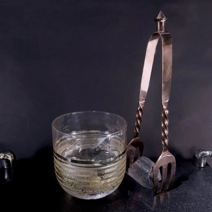 ❄️ Premium Steel Ice Tong