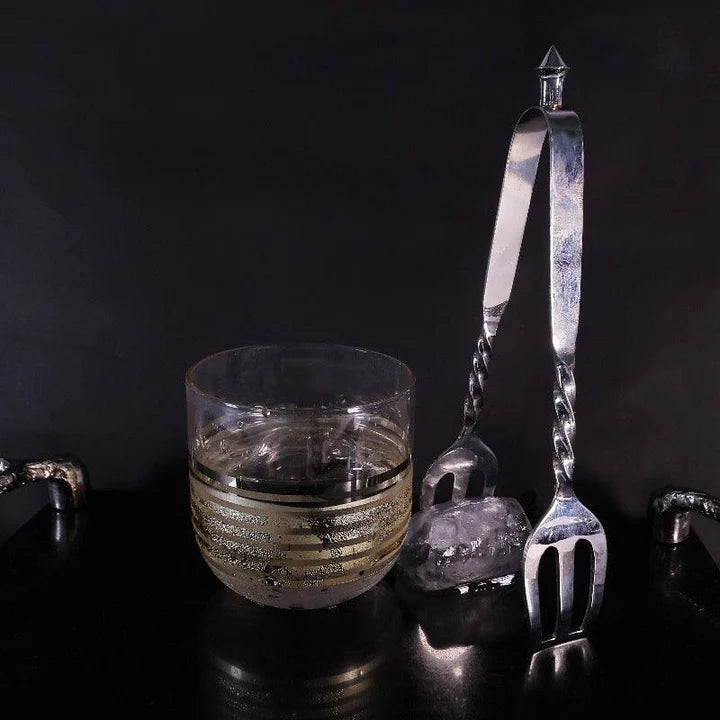 ❄️ Premium Steel Ice Tong