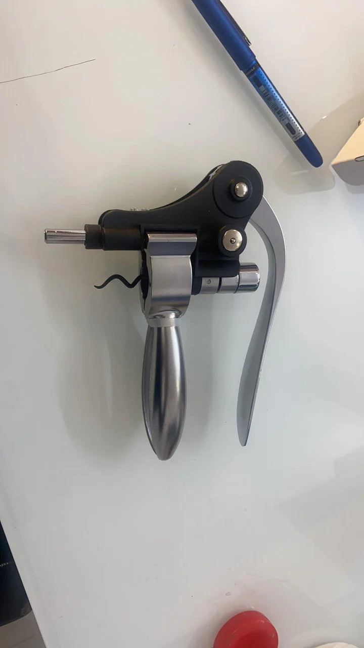 Lever Wine Corkscrew (Horizontal Design)